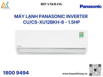 Máy lạnh Panasonic Inverter 1.5 HP CU/CS-XU12BKH-8
